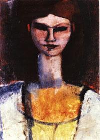 Amedeo Modigliani Bust of a Young Woman Norge oil painting art